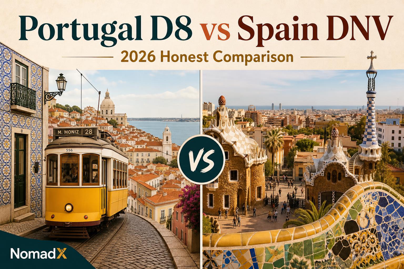 Portugal D8 vs Spain Digital Nomad Visa 2026: The Honest Comparison (After the Big Law Changes)